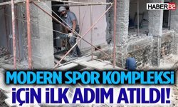 Modern Spor Kompleksi İçin İlk Adım Atıldı!