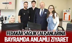 Fedakâr Sağlık Çalışanlarına Bayramda Anlamlı Ziyaret