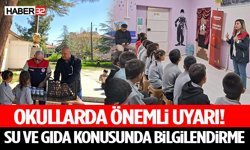 Okullarda Önemli Uyarı! Su ve Gıda Konusunda Bilgilendirme