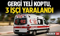 Gönen’de Gergi Teli Koptu 3 İşçi Yaralandı