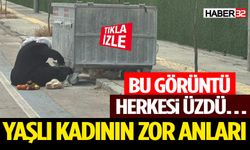 Bu Görüntü Herkesi Üzdü… Yaşlı Kadının Zor Anları