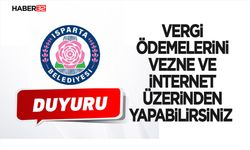 Vergi ödemelerini vezne ve internet üzerinden yapabilirsiniz