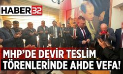 MHP’de devir teslim törenlerinde ahde vefa!