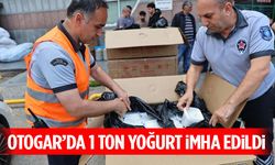 Otogar’da 1 Ton Yoğurt İmha Edildi