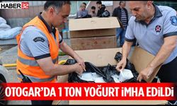 Otogar’da 1 Ton Yoğurt İmha Edildi