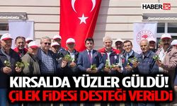 Kırsalda Yüzler Güldü! Çilek Fidesi Desteği Verildi