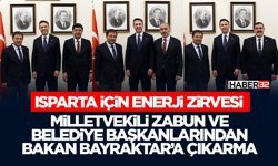 Milletvekili Zabun ve Belediye Başkanlarından Bakan Bayraktar’a Çıkarma