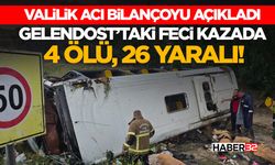Gelendost’taki Feci Kazada 4 Ölü, 26 Yaralı!