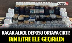 Kaçak Alkol Deposu Ortaya Çıktı! Bin Litre Ele Geçirildi