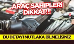 Araç Sahipleri Dikkat-Bu Detayı Mutlaka Bilmelisiniz