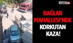 Bağlar Mahallesi’nde Korkutan Kaza!