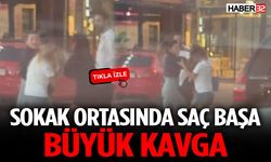 Sokak Ortasında Saç Başa Birbirine Girdiler!