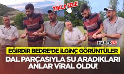 Dal Parçasıyla Su Aradıkları Anlar Viral Oldu!