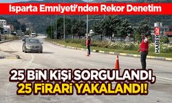 Isparta Emniyeti'nden Rekor Denetim