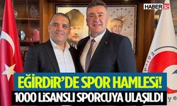 Eğirdir’de Spor Hamlesi! 1000 Lisanslı Sporcuya Ulaşıldı