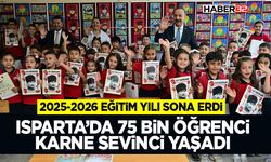Isparta’da 75 Bin Öğrenci Karne Sevinci Yaşadı