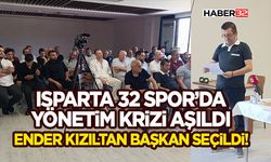 Isparta 32 Spor’da Yönetim Krizi Aşıldı