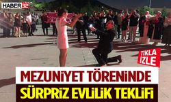 Mezuniyet Töreninde Sürpriz Evlilik Teklifi