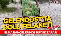 Gelendost’ta Dolu Felaketi Elma Bahçelerinde Büyük Zarar!