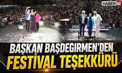 Başkan Başdeğirmen’den Festival Teşekkürü