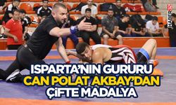 Isparta’nın Gururu Can Polat Akbay’dan Çifte Madalya