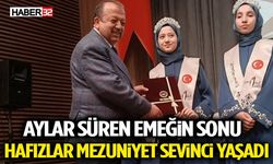 Aylar Süren Emeğin Sonu: Hafızlar Mezuniyet Sevinci Yaşadı