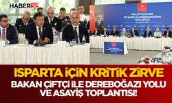 Bakan Çiftçi ile Dereboğazı Yolu ve Asayiş Toplantısı!
