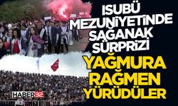ISUBÜ Mezuniyetinde Sağanak Sürprizi
