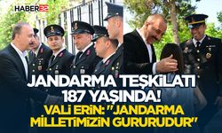 Vali Erin: "Jandarma Milletimizin Gururudur"