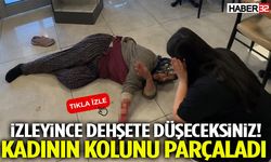 İzlemeye Yürek Dayanmaz! Kadının Kolunu Parçaladı