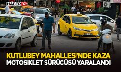 Kutlubey Mahallesi'nde Kaza: Motosiklet Sürücüsü Yaralandı