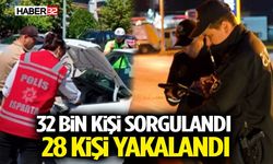 Isparta’da Dev Denetim! 32 Bin Kişi Sorgulandı, 28 Kişi Yakalandı