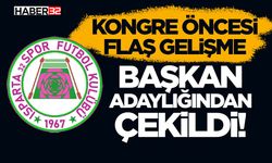 Kongre öncesi Flaş gelişme-Başkan Adaylığından Çekildi
