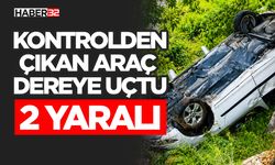 Kontrolden Çıkan Araç Dereye Uçtu