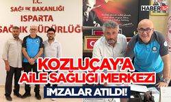 Kozluçay’a Aile Sağlığı Merkezi-İmzalar Atıldı!
