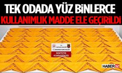 Tek Odada Yüz Binlerce Kullanımlık Madde Ele Geçirildi