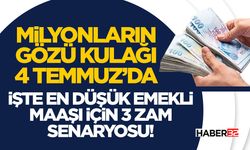 İşte En Düşük Emekli Maaşı İçin 3 Zam Senaryosu!