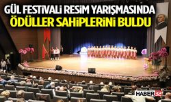 Gül Festivali Resim Yarışmasında Ödüller Sahiplerini Buldu