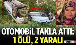 Otomobil Takla Attı: 1 Ölü, 2 Yaralı