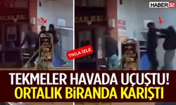 Tekmeler Havada Uçuştu! Ortalık Biranda Karıştı