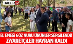 El Emeği Göz Nuru Ürünler Sergilendi! Ziyaretçiler Hayran Kaldı