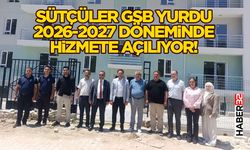 Sütçüler GSB Yurdu 2026-2027 Döneminde Hizmete Açılıyor!