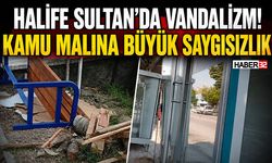 Halife Sultan’da Vandalizm! Kamu Malına Büyük Saygısızlık