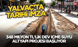 348 Milyon TL'lik Dev İçme Suyu Altyapı Projesi Başlıyor