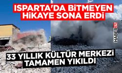 33 Yıllık Kültür Merkezi Tamamen Yıkıldı
