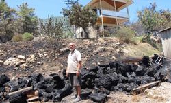 Emekli itfaiyeci, yılların tecrübesiyle evini alevlere teslim etmedi