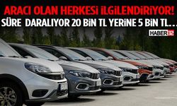 Aracı Olanlar Dikkat Süre Daralıyor 20 Bin TL Yerine 5 Bin Tl…