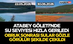 Atabey Göleti'nde Su Seviyesi Hızla Geriledi