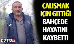 Çalışmak İçin Gittiği Bahçede Hayatını Kaybetti