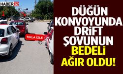 Düğün Konvoyunda Drift Şovunun Bedeli Ağır Oldu!